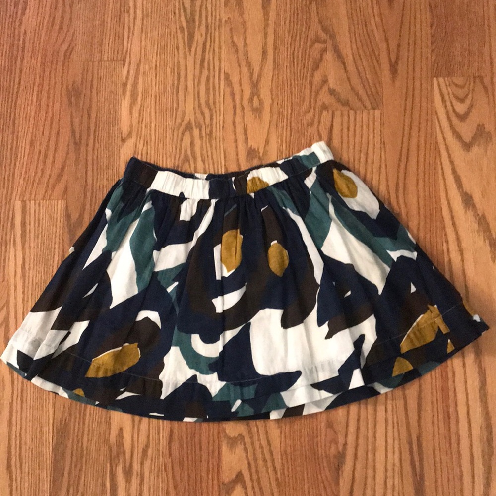 A&F abstract mini skirt